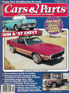 CARS & PARTS 1991 OCT - '69 SHELBY GT 350 CONV, HIST OF CADILLAC, PEGGY SUE 283
